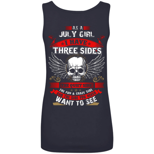 Limited Edition **July Girl With Three Sides** Shirts & Hoodies
