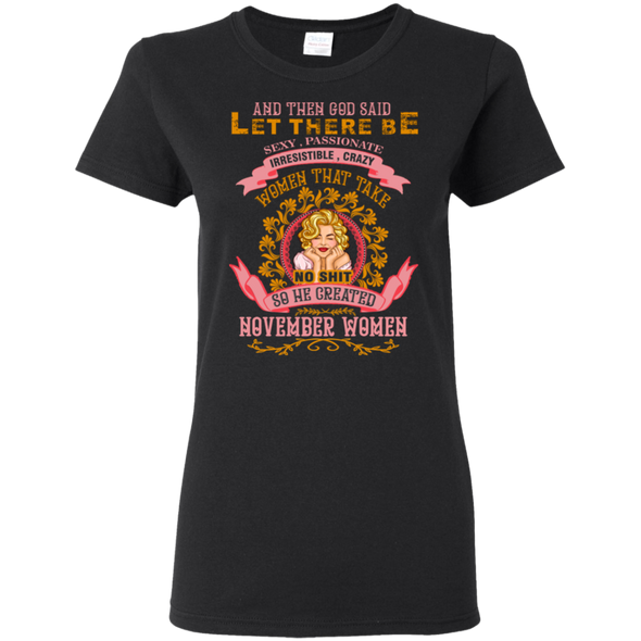 Limited Edition **When God Created November Women** Shirts & Hoodies