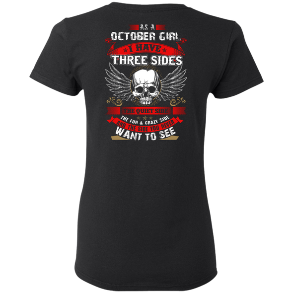Limited Edition **October Girl With Three Sides** Shirts & Hoodies