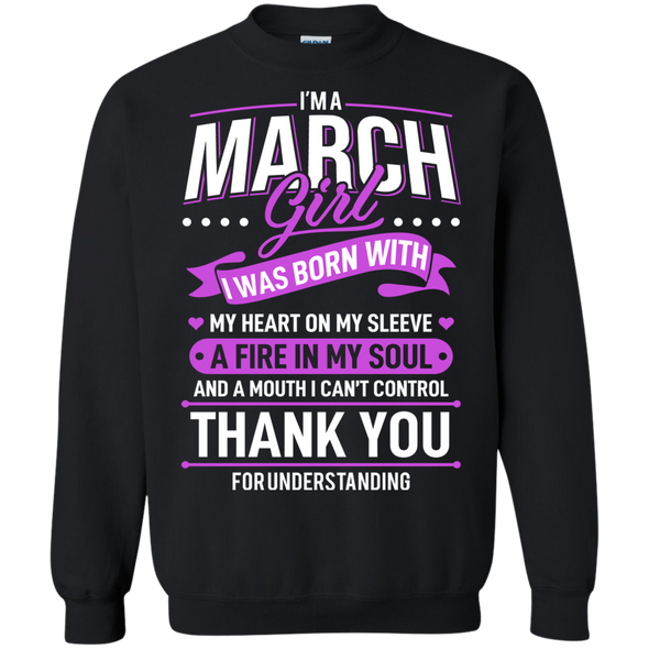 Limited Edition **March Girls Heart On Sleevess**Shirts & Hoodies