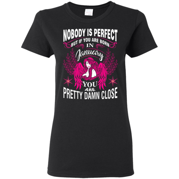 Limited Edition **Nobody Is Perfect Then January Girl** Shirts & Hoodies