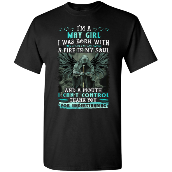 Limited Edition **May Girl Born With Fire In A Soul** Shirts & Hoodie