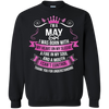 Newly Launched **May Girl Born With Heart On Sleeve** Shirts & Hoodies