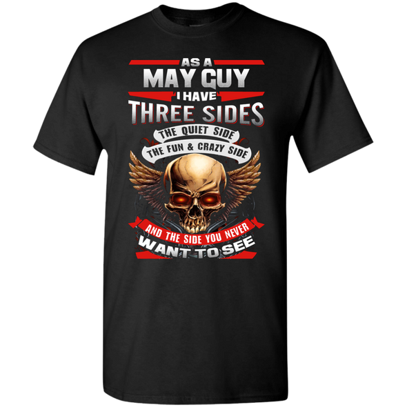 Limited Edition **May Born Guy With Three Side** Shirts & Hodiee