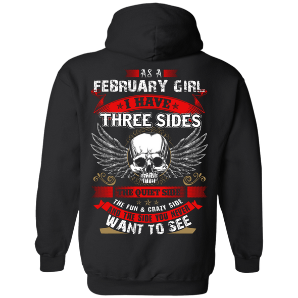 Limited Edition **February Girl With Three Sides** Shirts & Hoodies