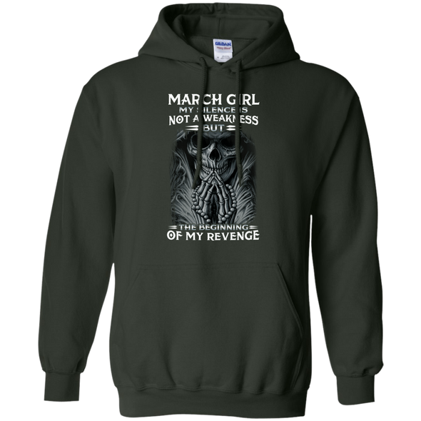 Limited Edition **March Girl My Silence Is Not My Weakness** Shirts & Hoodies