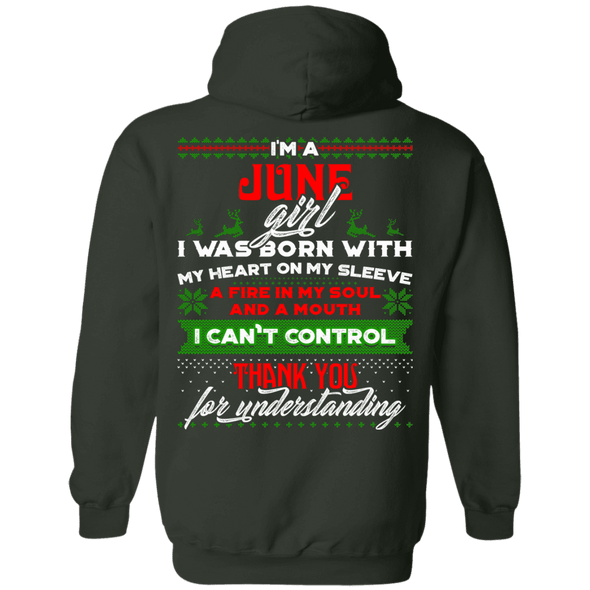 LIMITED EDITION JUNE GIRL CHRISTMAS BACK PRINT SHIRTS & HOODIES