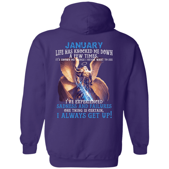 Limited Edition January Born Life Has Knocked Down Shirts & Hoodie