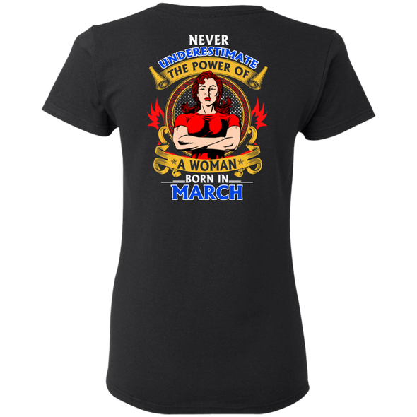 Limited Edition **Power Of Woman Born In March** Shirts & Hoodies
