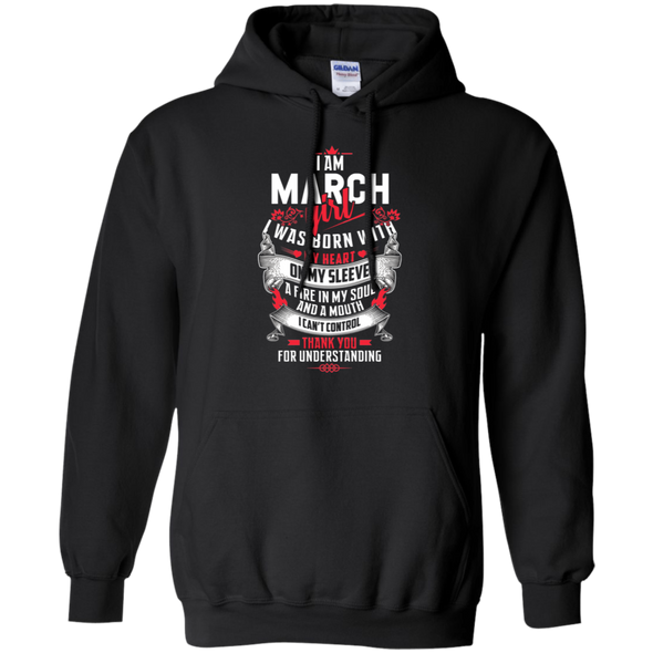 Limited Edition **March Girl With Heart & Soul** Shirts & Hoodies