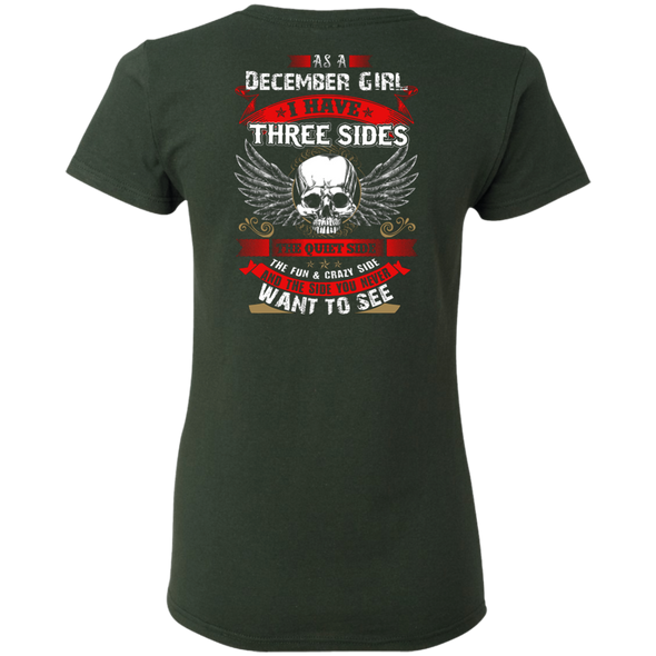 Limited Edition **December Girl With Three Sides** Shirts & Hoodies
