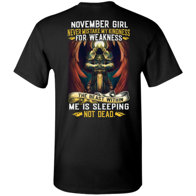Limited Edition **November Girl Never Mistake My Kindness** Shirts & Hoodies
