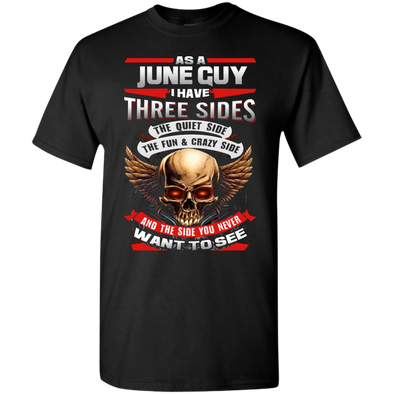 Limited Edition **June Born Guy With Three Side** Shirts & Hodiee