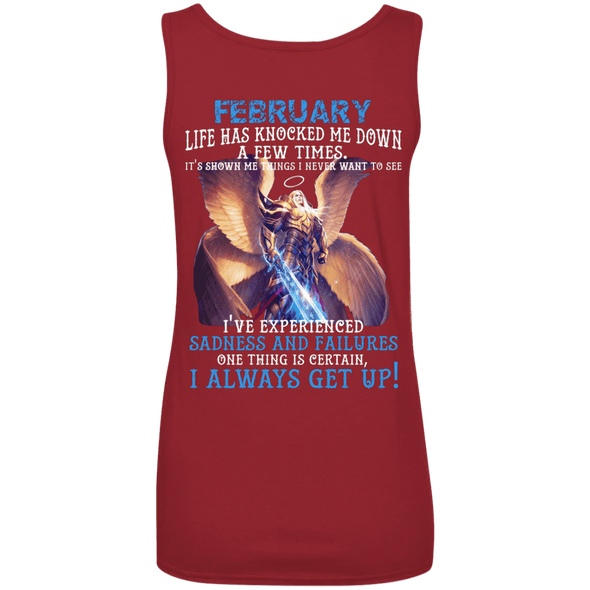 Limited Edition February Born Life Has Knocked Down Shirts & Hoodie