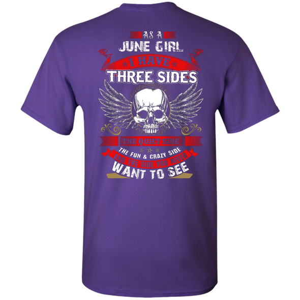 Limited Edition **June Girl With Three Sides** Shirts & Hoodies