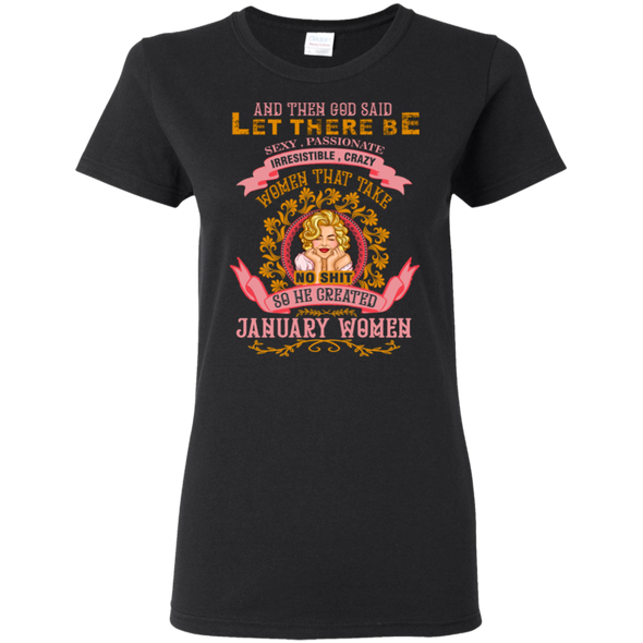Limited Edition **When God Created January Women** Shirts & Hoodies