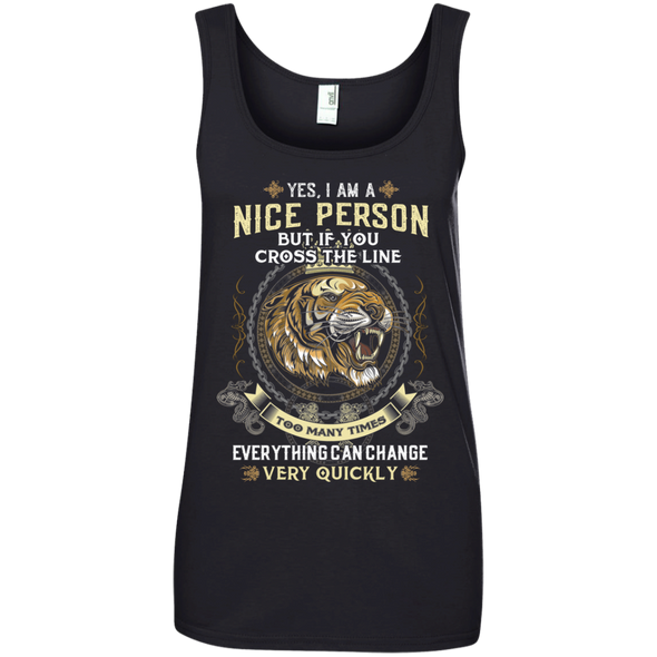 **I Am A Nice Person** Women Front Print Shirts & Hoodies