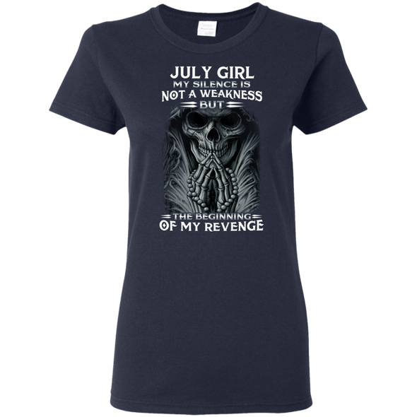 Limited Edition **July Girl My Silence Is Not My Weakness** Shirts & Hoodies