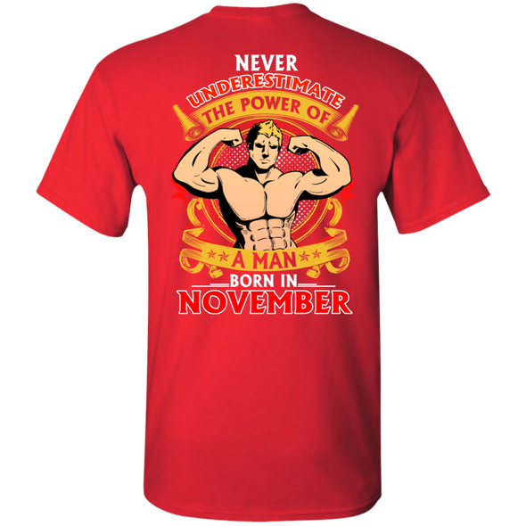 Limited Edition **Power Of A Man Born In November** Shirts & Hoodies