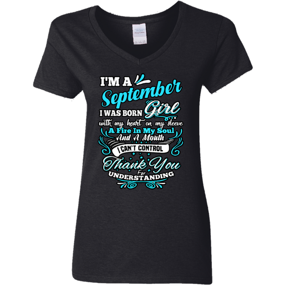 Latest Edition **September Girl With Fire In A Soul** Shirts & Hoodies