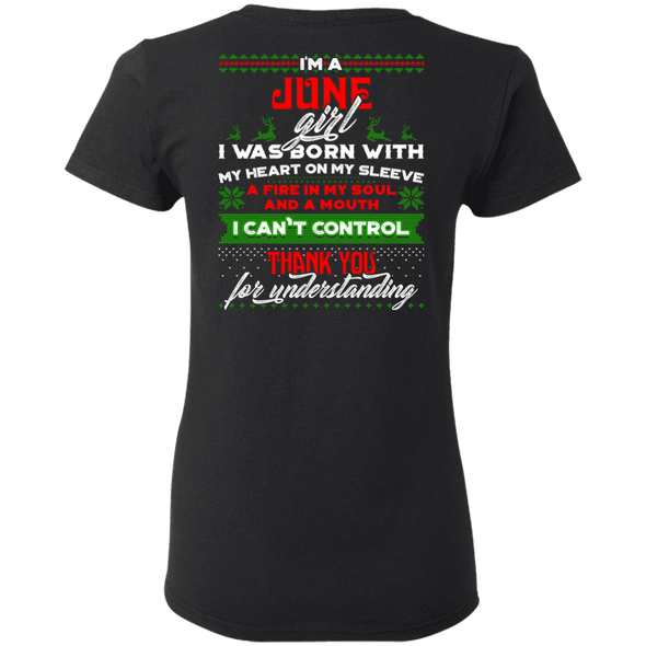 LIMITED EDITION JUNE GIRL CHRISTMAS BACK PRINT SHIRTS & HOODIES