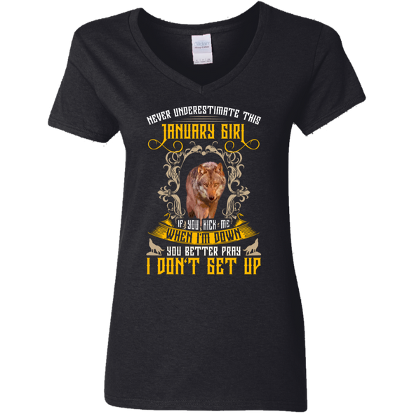 Newly Launched **Never Underestimate January Born Girl** Shirts & Hoodies