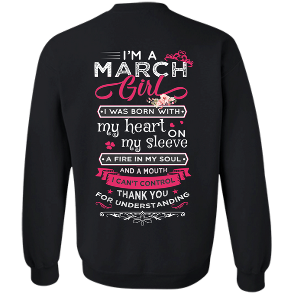 Back Print **Fierce Heart & Soul** March Girl