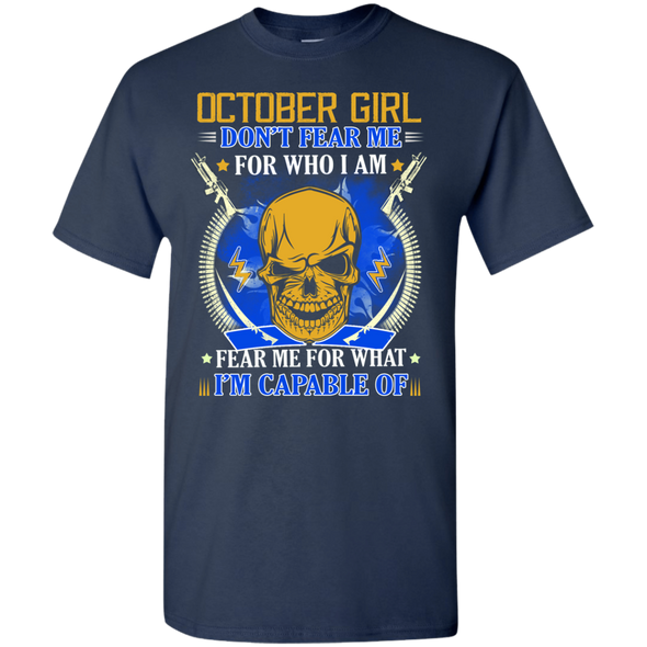 Limited Edition **Don't Fear October Girl** Shirts & Hoodies