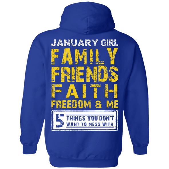 Limited Edition **January Girl 5 Things You Don't Want To Mess** Shirts & Hoodies