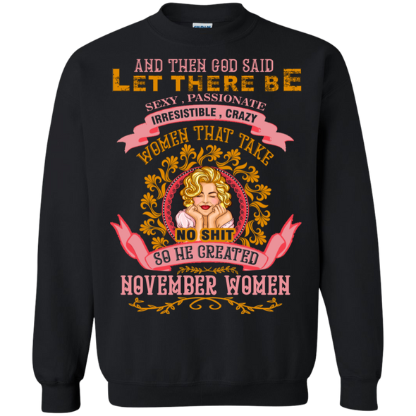 Limited Edition **When God Created November Women** Shirts & Hoodies