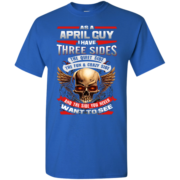 Limited Edition **April Born Guy With Three Side** Shirts & Hodiee