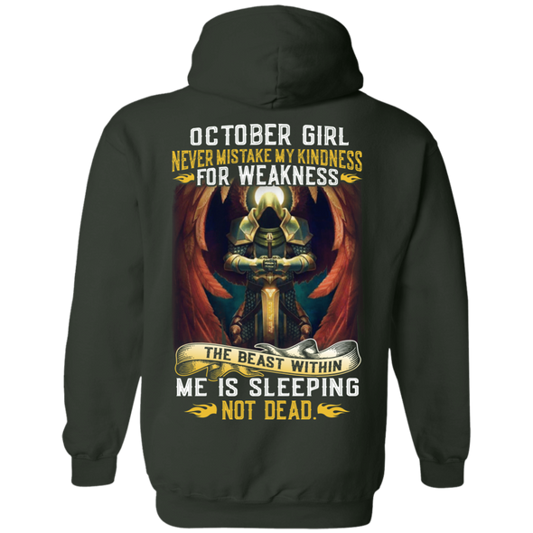 Limited Edition **October Girl Never Mistake My Kindness** Shirts & Hoodies