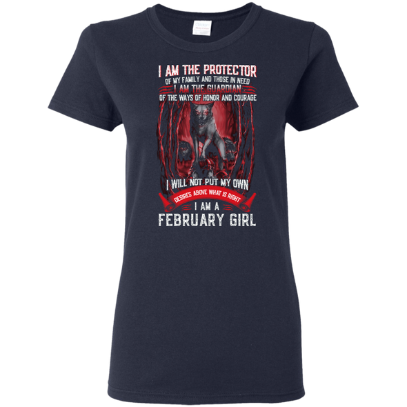 Limited Edition **February Girl The Protector & The Guardian** Shirts & Hoodies