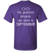 Limited Edition **Wizards Are Born In September** Shirts & Hoodies