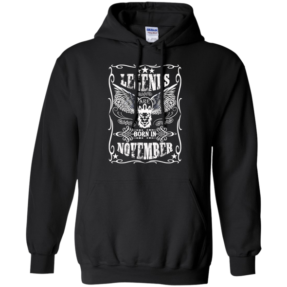 Newly Launched **Legends Are Born In November** Shirts & Hoodies