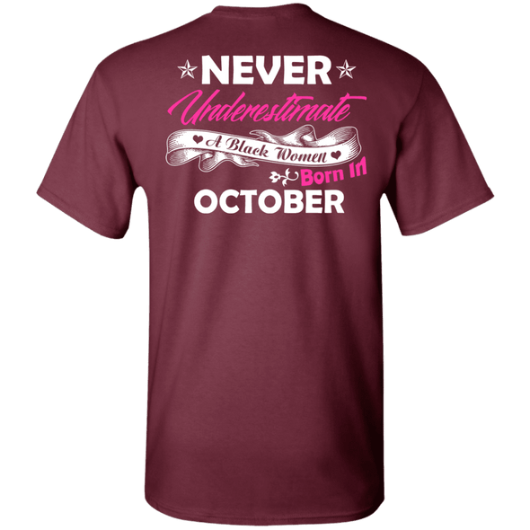Limited Edition **Black Women Born In October** Shirts & Hoodies