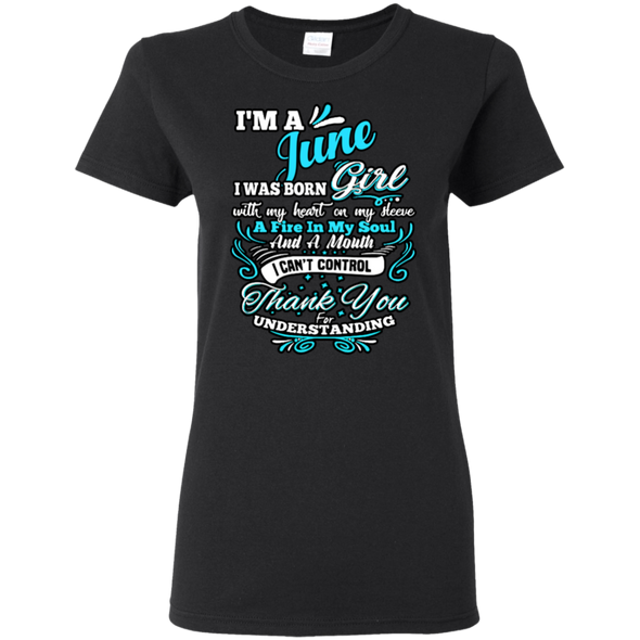 Latest Edition **June Girl With Fire In A Soul** Shirts & Hoodies