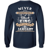 Limited Edition January Black King Shirts & Hoodies
