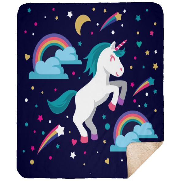 Limited Edition Rainbow Unicorn Blanket