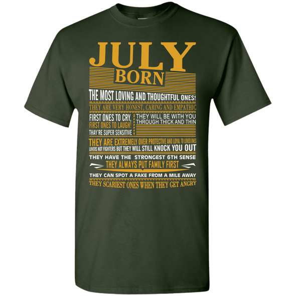 Limited Edition Born In July Shirts - Not Available In Stores G500 Gildan 5.3 oz. T-Shirt