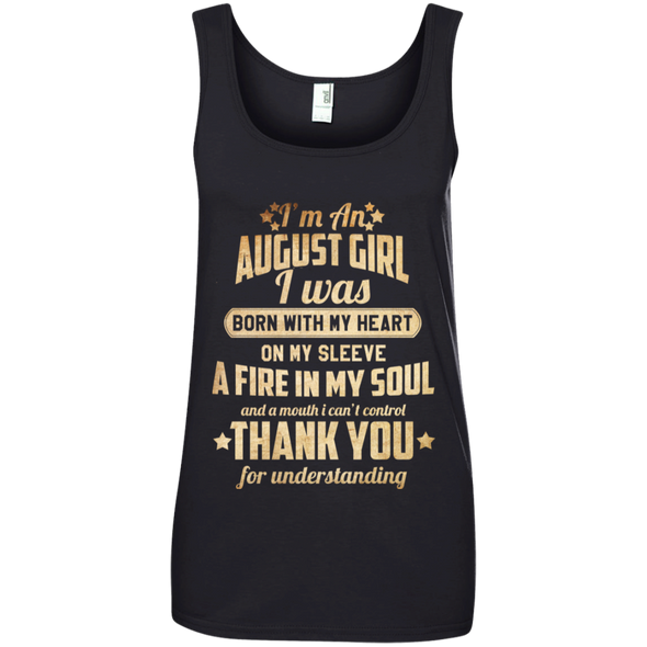 Newly Published **August Girl With Heart & Soul** Shirts & Hoodies