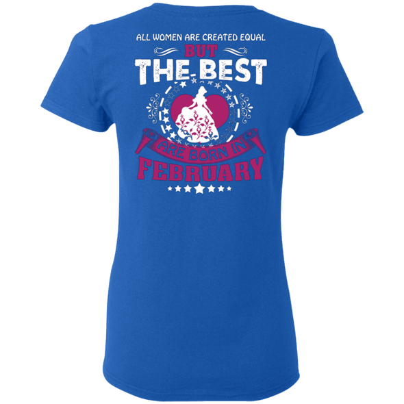 Limited Edition Best Are Born In February Back Print Shirts & Hoodies