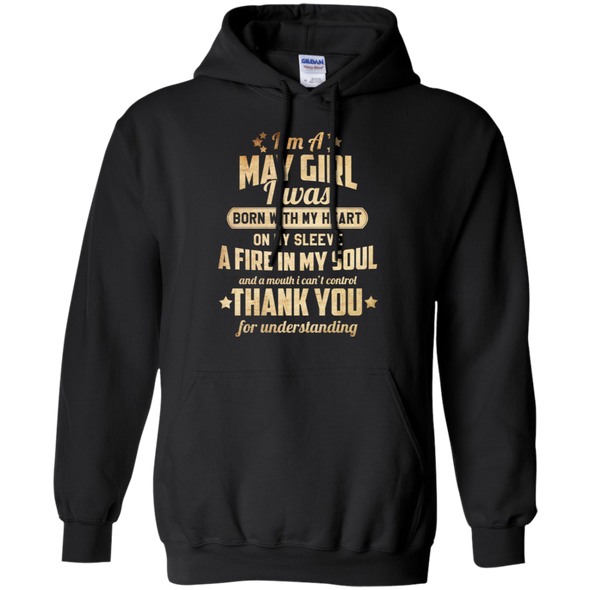 Newly Published **May Girl With Heart & Soul** Shirts & Hoodies