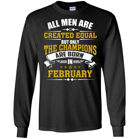 Limited Edition **Champions Are Born In February** Shirts & Hoodies