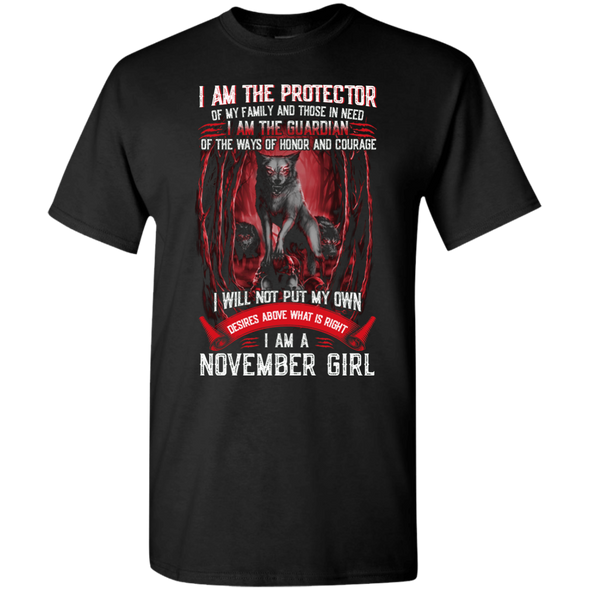 Limited Edition **November Girl The Protector & The Guardian** Shirts & Hoodies