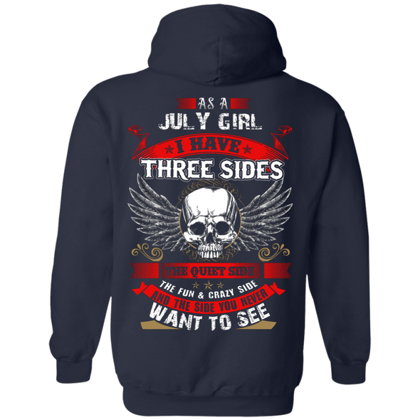 Limited Edition **July Girl With Three Sides** Shirts & Hoodies