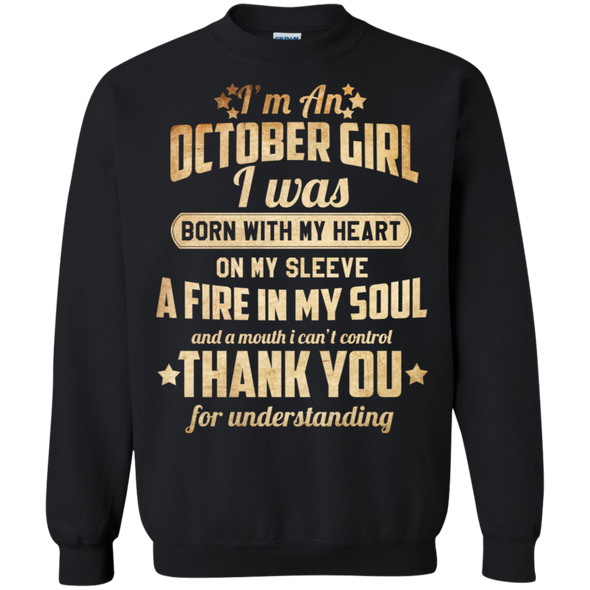 Newly Published **October Girl With Heart & Soul** Shirts & Hoodies