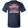 Limited Edition November Grumpiest Old Man Shirts & Hoodies