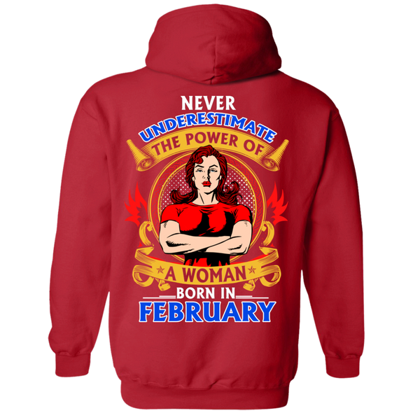 Limited Edition **Power Of Woman Born In February** Shirts & Hoodies