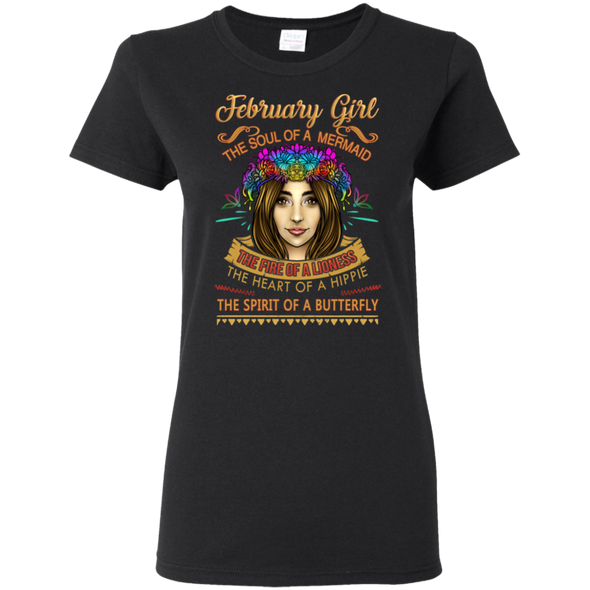 Limited Edition **February Girl Born With Mermaid Soul** Shirts & Hoodies